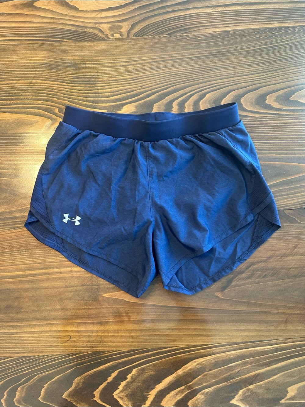 Under Armour Navy Blue Women's Athletic Running Shorts